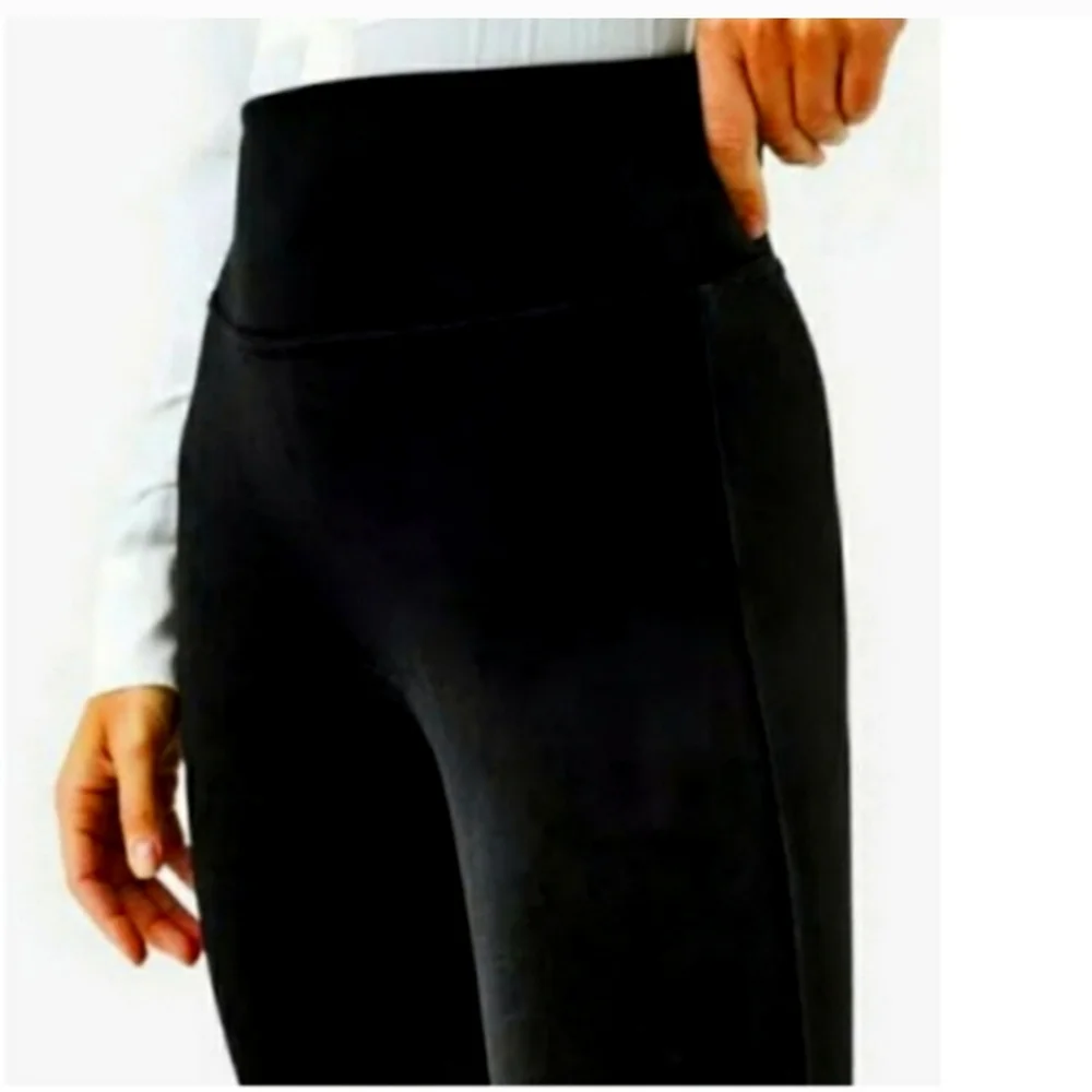 NEW SPANX VELVET Leggings black size M